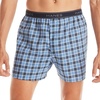 Hanes Men’s Underwear Boxers Pack, Cool & Breathable Cotton Underwear, Moisture-Wicking Boxers for Men(Blue Plaid – 12 Pack)
