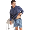 Hanes Men’s Underwear Boxers Pack, Cool & Breathable Cotton Underwear, Moisture-Wicking Boxers for Men(Blue Plaid – 12 Pack)