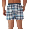 Hanes Men’s Underwear Boxers Pack, Cool & Breathable Cotton Underwear, Moisture-Wicking Boxers for Men(Blue Plaid – 6 Pack)