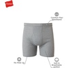 Hanes mens Underwear Boxer Briefs Pack, Cool & Breathable Cotton Moisture-wicking Underwear for Men, No Ride Up(Black/Gray – 6 Pack)