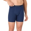 Hanes mens Underwear Boxer Briefs Pack, Cool & Breathable Cotton Moisture-wicking Underwear for Men, No Ride Up(Grey/Navy/Blue – 6 Pack)