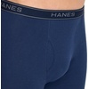 Hanes mens Underwear Boxer Briefs Pack, Cool & Breathable Cotton Moisture-wicking Underwear for Men, No Ride Up(Grey/Navy/Blue – 6 Pack)