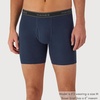 Hanes mens Underwear Boxer Briefs Pack, Cool & Breathable Cotton Moisture-wicking Underwear for Men, No Ride Up(Heather Blue/Red/Black – 6 Pack)