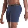 Hanes mens Underwear Boxer Briefs Pack, Cool & Breathable Cotton Moisture-wicking Underwear for Men, No Ride Up(Red/Blue – 6 Pack)
