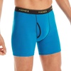 Hanes mens Underwear Boxer Briefs Pack, Cool & Breathable Cotton Moisture-wicking Underwear for Men, No Ride Up(Striped Blue – 6 Pack)