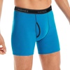 Hanes mens Underwear Boxer Briefs Pack, Cool & Breathable Cotton Moisture-wicking Underwear for Men, No Ride Up(Striped Blue – 6 Pack)