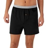 Hanes mens Underwear Boxers Pack, Cool and Breathable Cotton Underwear, Exposed and Comfortflex Waistbands, Multi-pack(Exposed Waistband Blue – 5 Pack)