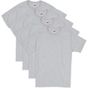 Hanes Men’s Ultimate Undershirt ComfortBlend Slim Fit Tees for Men, Moisture-Wicking(4 Pack – Grey)