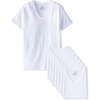 Hanes Men’s Undershirts T-Shirt Pack, V-Neck Cotton Tees for Men, Moisture-Wicking, Odor Control, White Multi-Pack(8 Pack – White)