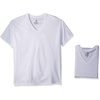 Hanes Men’s Undershirts T-Shirt Pack, V-Neck Cotton Tees for Men, Moisture-Wicking, Odor Control, White Multi-Pack(9 Pack – White)