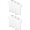 Hanes Men’s Undershirts T-Shirt Pack, V-Neck Cotton Tees for Men, Moisture-Wicking, Odor Control, White Multi-Pack(White – 6 Pack)
