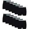 Hanes mens Underwear Boxer Briefs Pack, Cool & Breathable Cotton Moisture-wicking Underwear for Men, No Ride Up(Black – 12 Pack)