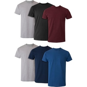 Hanes Men’s Pocket T-Shirt Undershirts 6-Pack, Cotton Tees | Cool, breathable, & stay-tucked Cotton Pocket T-Shirt 6-pack for men with odor protection and Cool Comfort moisture wicking.(Assorted)