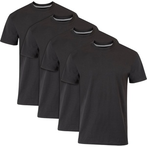 Hanes Men’s Ultimate Undershirt ComfortBlend Slim Fit Tees for Men, Moisture-Wicking(Black – 4 Pack)