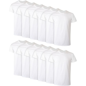 Hanes Men’s Undershirt Packs, Stay-Tucked Soft Cotton Undershirts, Best Undershirts for Men, White/Black/Asstd Multipacks(White – 12 Pack)
