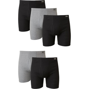 Hanes Men’s Underwear Boxer Briefs Pack, Moisture-wicking Underwear for Men, Breathable, Cool & Breathable Cotton(Assorted)