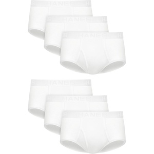 Hanes Men’s Underwear Briefs Ultimate Comfortsoft Moisture-Wicking Tagless Cooling Multipack(White)