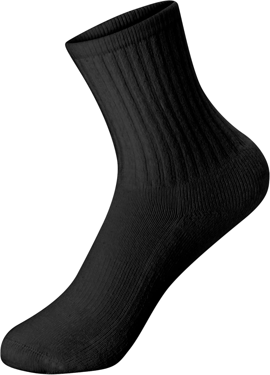 image:imageHanes Boys Noshow Socks Pack 12pack Athletic Socks for Kids Moisturewicking Cushioned ComfortBlack