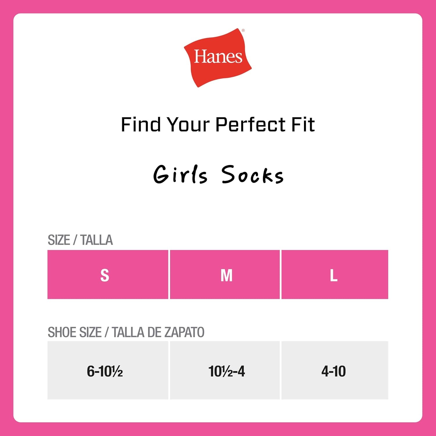 image:imageHanes Girls Socks Cool Comfort Moisturewicking Socks Ankle amp No Show Ez Sort Multi PackWhite No Show 14 Pack