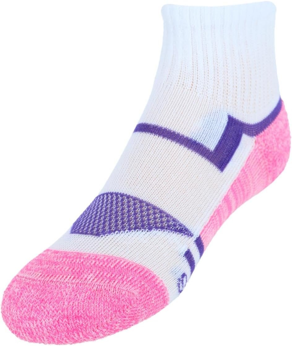 image:imageHanes Girls Socks Cool Comfort Moisturewicking Socks Ankle amp No Show Ez Sort Multi PackWhiteGreenPurple Ankle 12 Pack