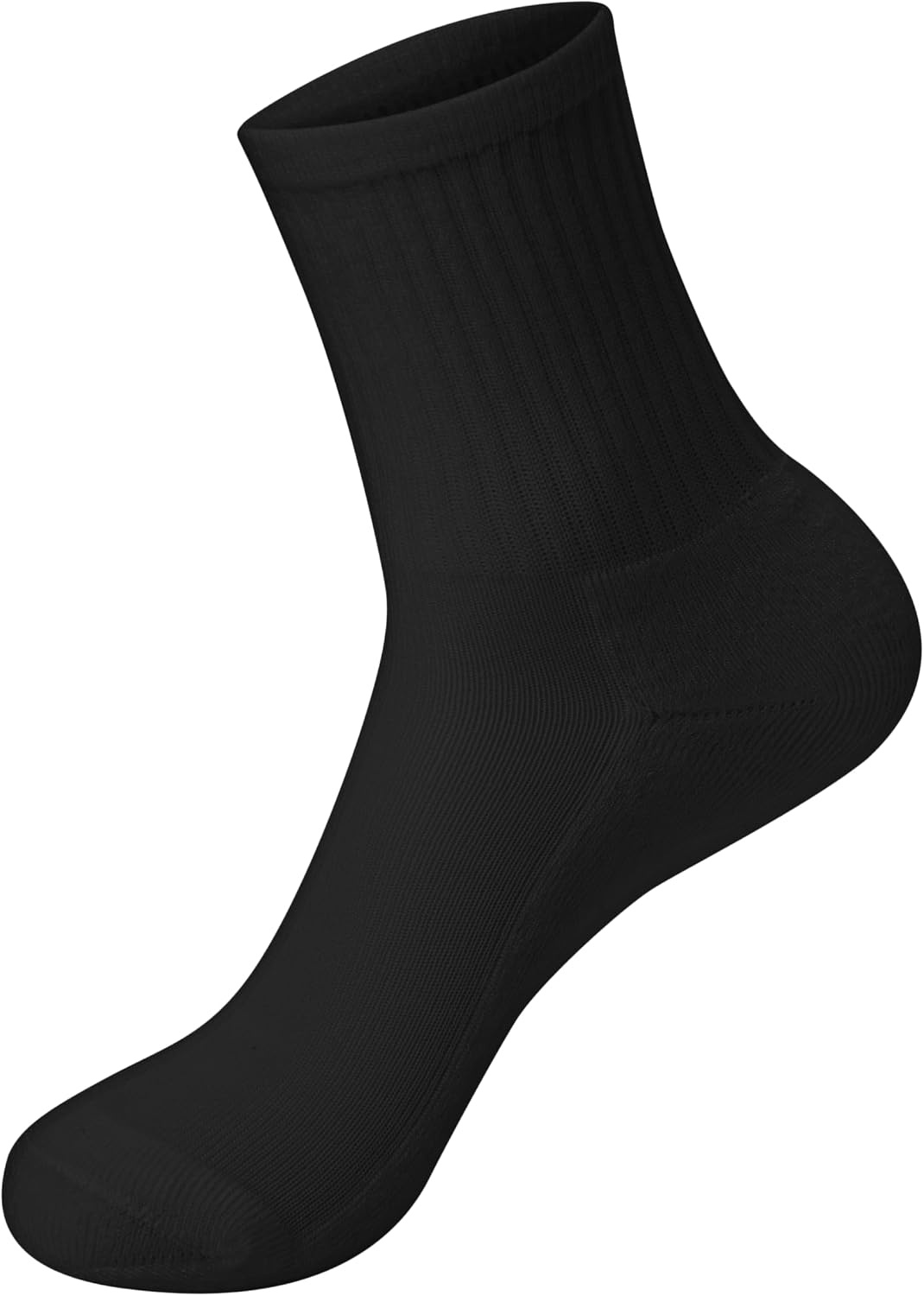 image:imageHanes Girls White Crew Ankle amp No Show Socks Pack Cushioned Socks Uniform Socks for Girls 12pairsBlack