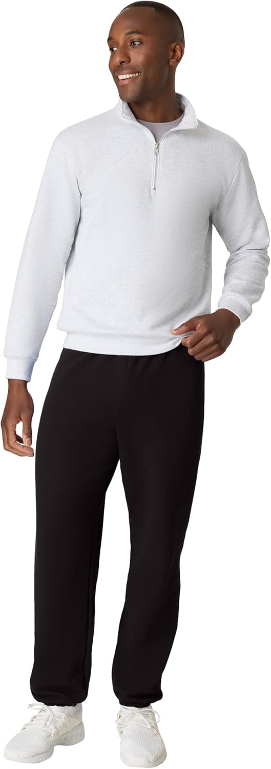 image:imageHanes Mens Ecosmart Best Sweatpants Athletic Lounge Pants with Ced CuffsBlack 1 Pack