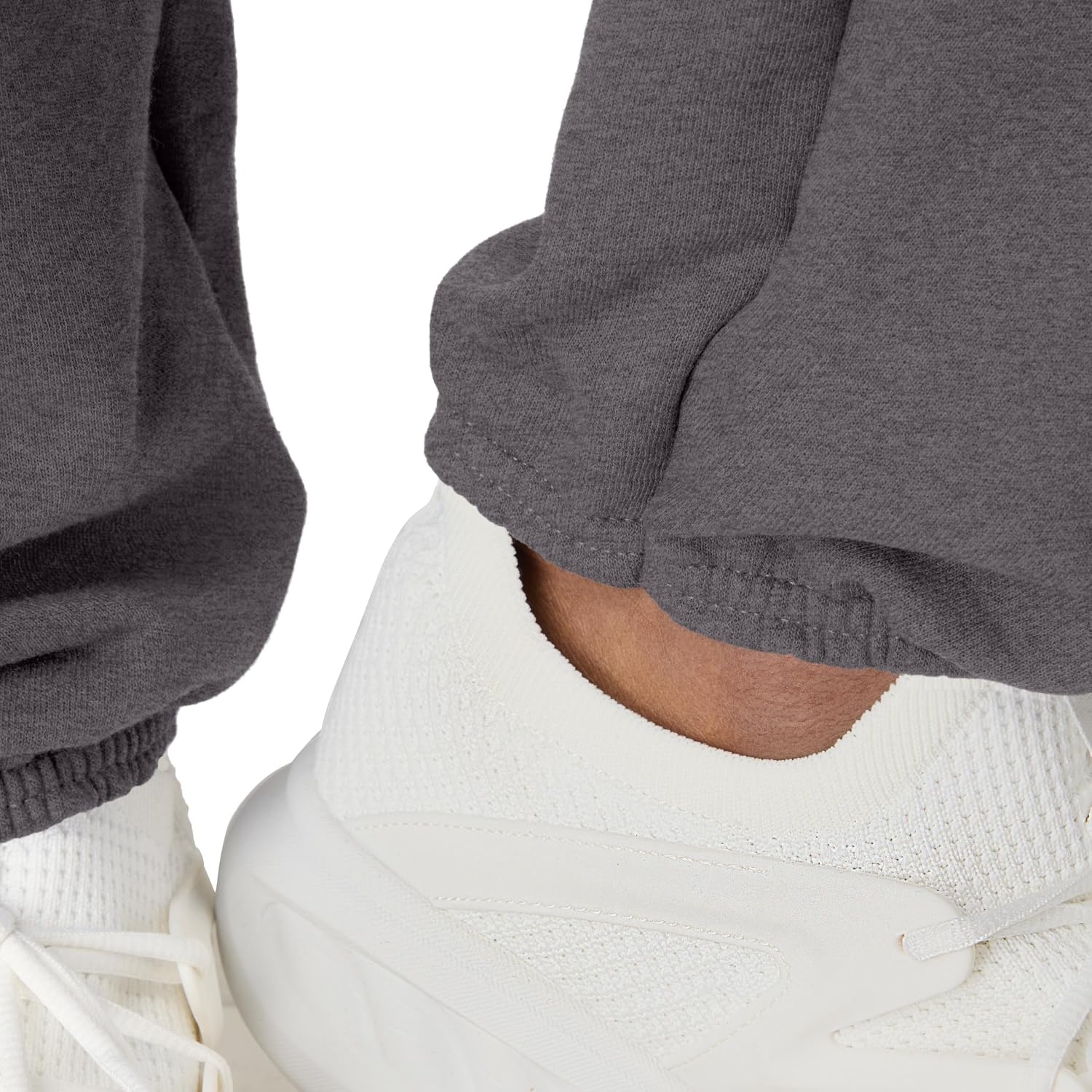 image:imageHanes Mens Ecosmart Best Sweatpants Athletic Lounge Pants with Ced CuffsCharcoal Heather 1 Pack