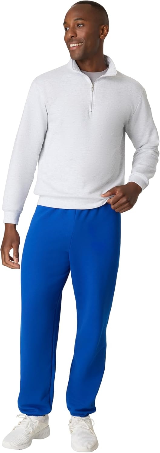 image:imageHanes Mens Ecosmart Best Sweatpants Athletic Lounge Pants with Ced CuffsDeep Royal 1 Pack