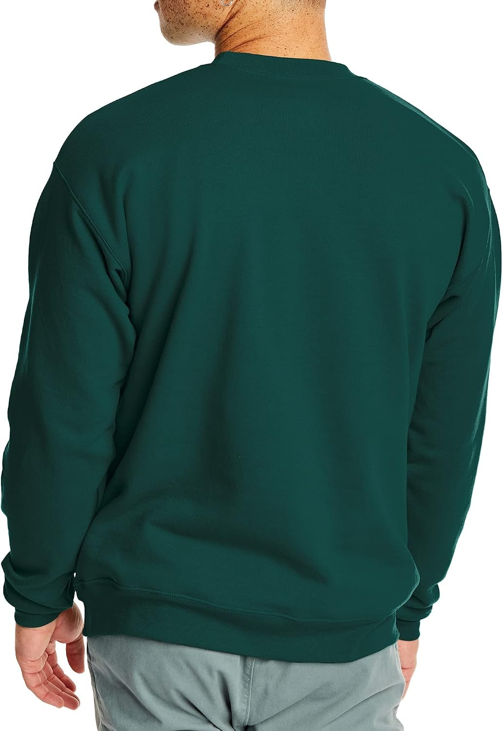 image:imageHanes Mens Sweatshirt EcoSmart Fleece Crewneck Sweatshirt Big amp Tall Available 1 or 2PackDeep Forest