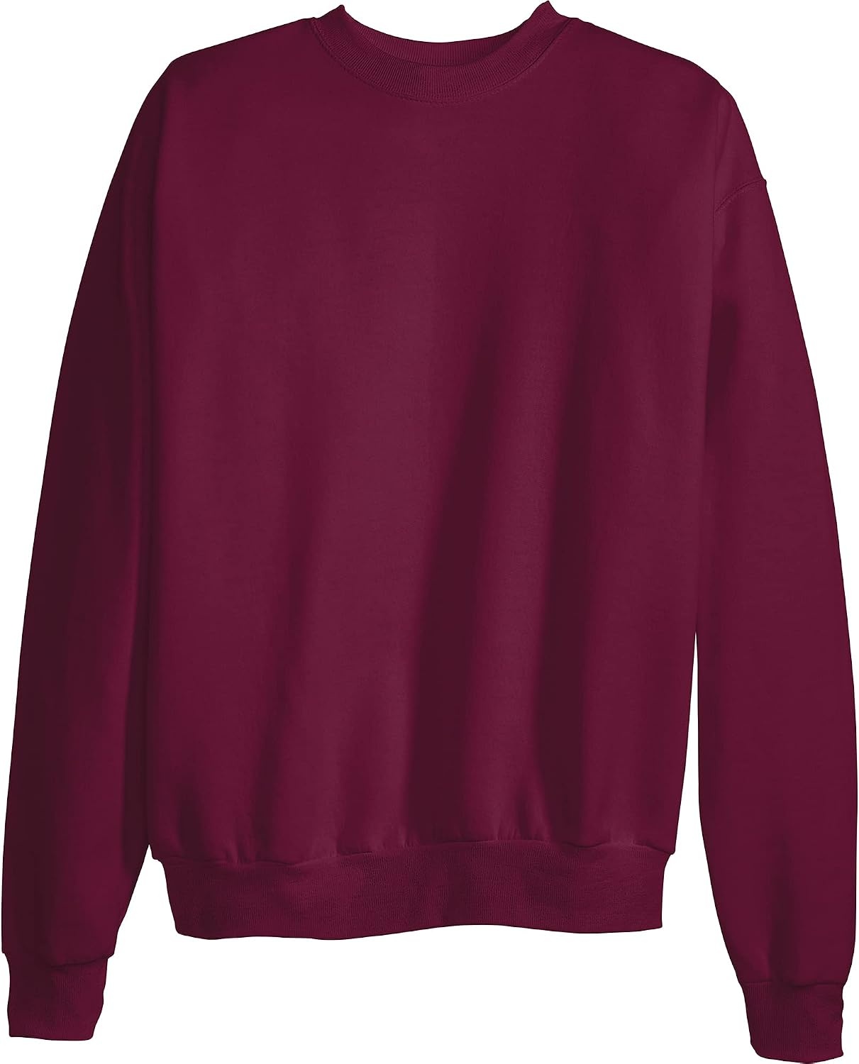 image:imageHanes Mens Sweatshirt EcoSmart Fleece Crewneck Sweatshirt Big amp Tall Available 1 or 2PackMaroon 1 Pack