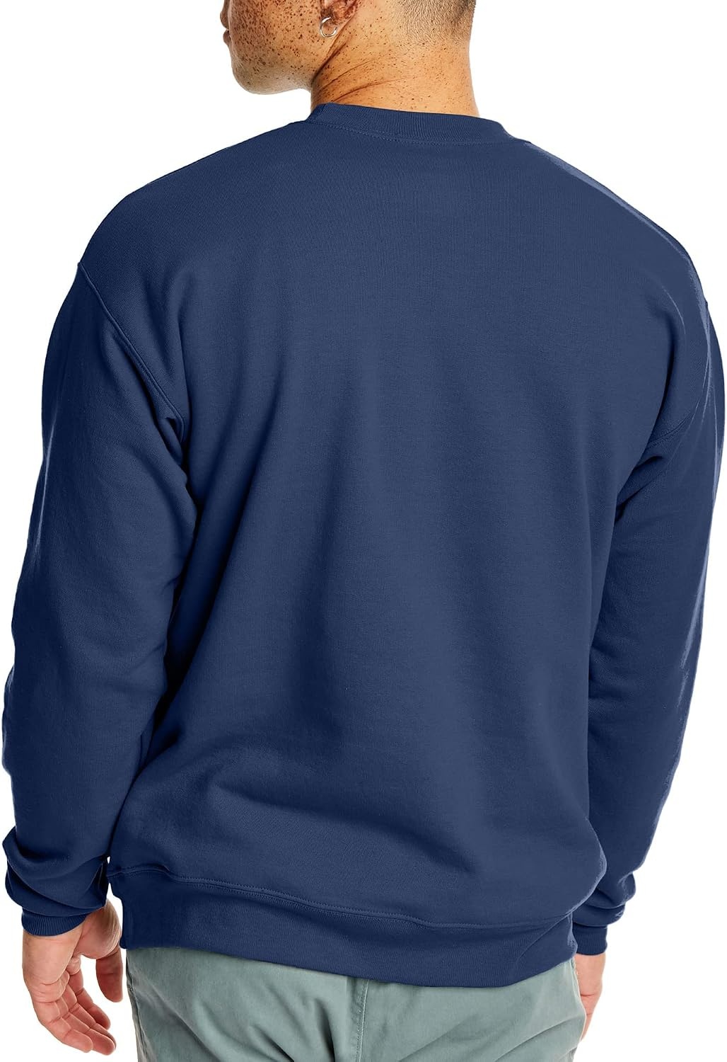 image:imageHanes Mens Sweatshirt EcoSmart Fleece Crewneck Sweatshirt Big amp Tall Available 1 or 2PackNavy