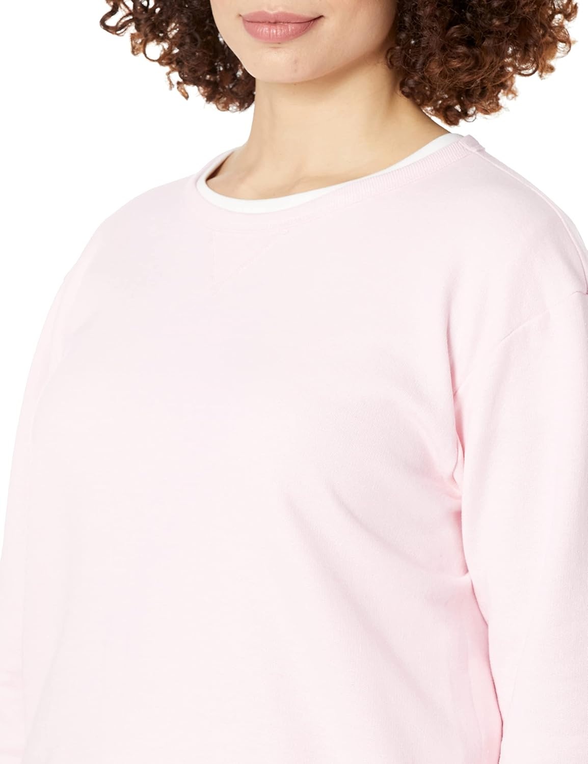 image:imageHanes Womens EcoSmart Fleece Sweatshirt for Women Soft Midweight FullZip Hoodie Sweatshirt or 14 ZipPale Pink