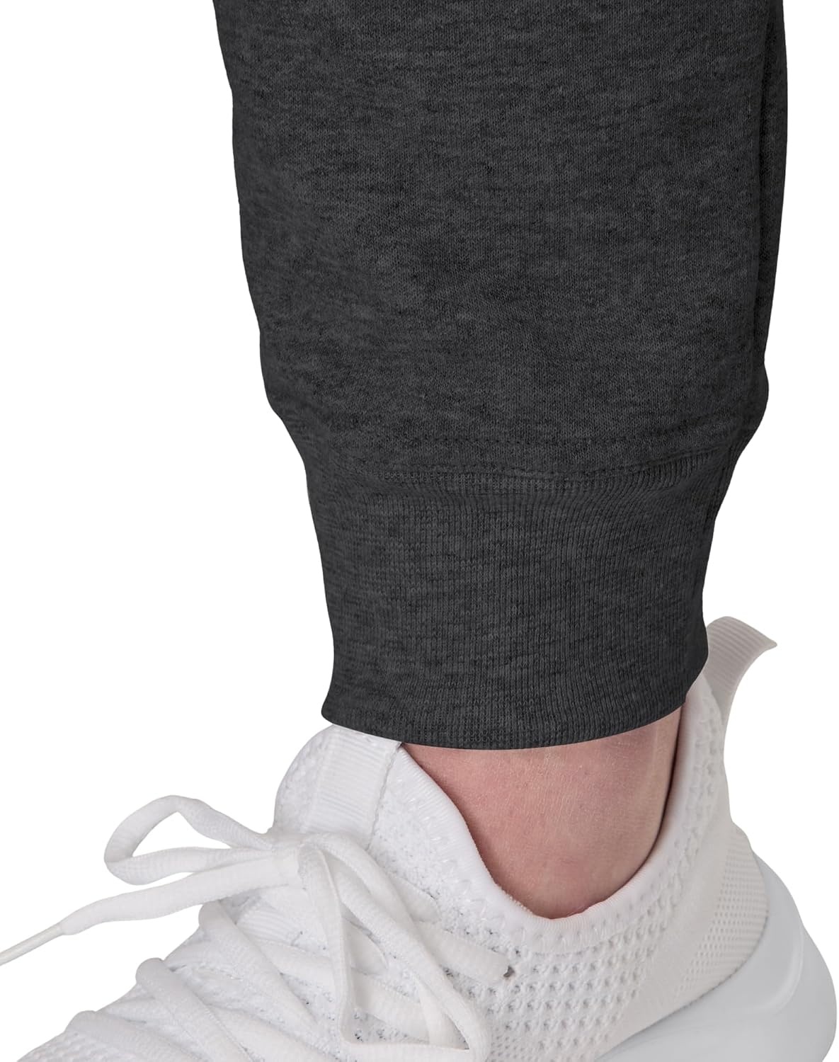image:imageHanes Womens Sweatpants EcoSmart Fleece Joggers OpenBottom Pocketless PullOn Lounge Pants Reg amp Petite SizesSlate Heather