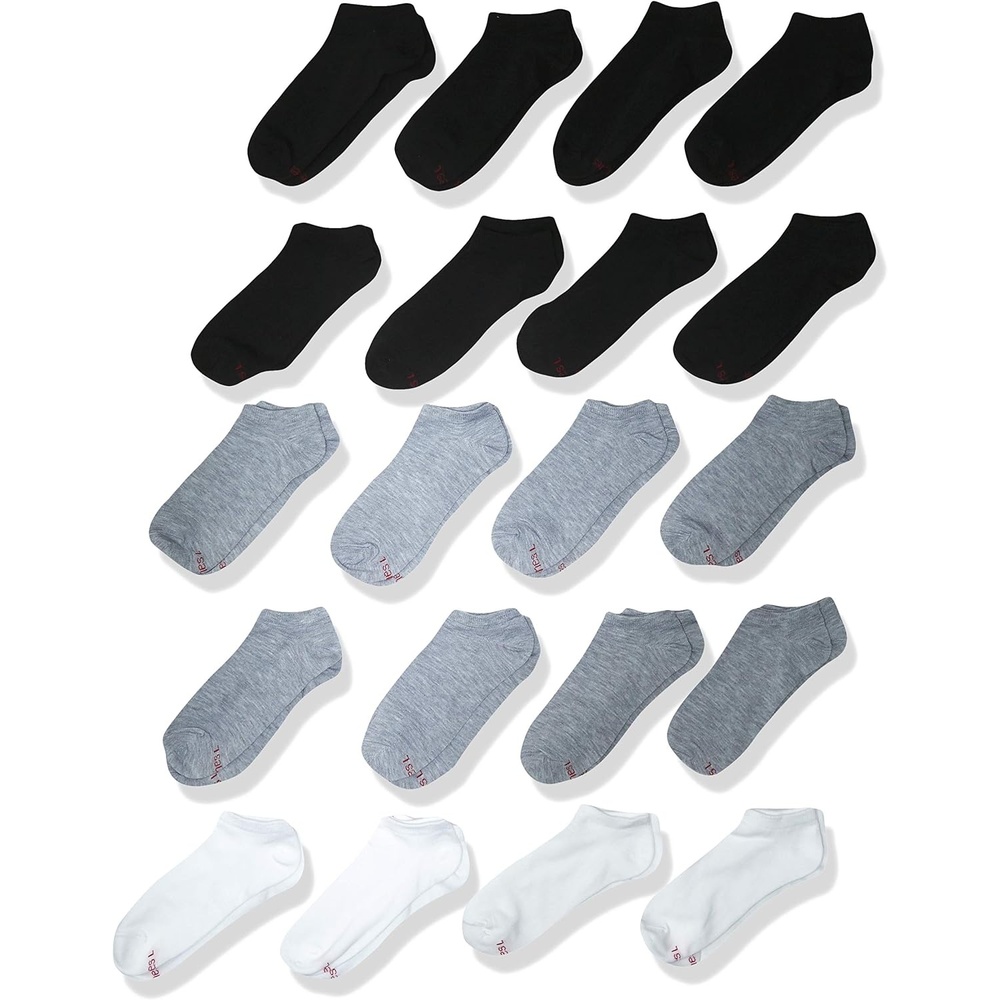 image:imageHanes Boys Ankle Socks for Boys Super Value 22pack Quarter Socks Lightweight Comfort No Slip Fit Ez SortNo Show Assorted