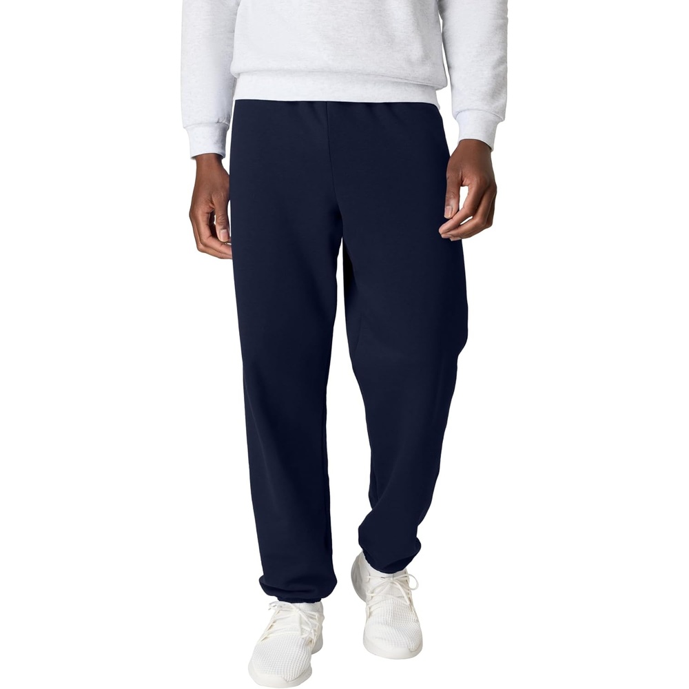 image:imageHanes Mens Ecosmart Best Sweatpants Athletic Lounge Pants with Ced CuffsNavy 1 Pack