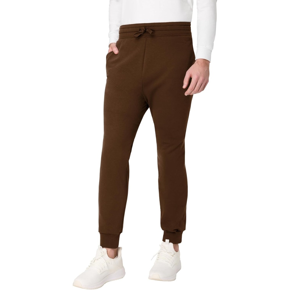 image:imageHanes Mens Joggers EcoSmart Fleece Sweatpants for Men Mens Lounge Pants 305Army Brown