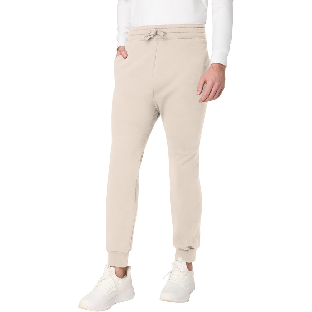 image:imageHanes Mens Joggers EcoSmart Fleece Sweatpants for Men Mens Lounge Pants 305Sand