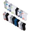 Hanes Boys’ Ankle Socks for Boys – Super Value 22-pack Quarter Socks – Lightweight Comfort – No Slip Fit Ez Sort(Ankle – Assorted)