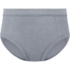 Hanes Girls’ Absorbency Briefs Underwear, 3 Pairs, Confident Nights Cotton Overnight Underwear for Girls(Purple/Mist/Grey)