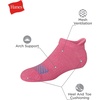 Hanes Girls’ Comfort Fit Heel Shield and No Show Socks, 10-Pair Packs(Coral/Pink/Lilac/Green/Gray)