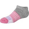 Hanes Girls’ Comfort Fit Heel Shield and No Show Socks, 10-Pair Packs(Pink/Blue/Orange/Green/Purple)