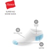 Hanes Girls’ Socks, Cool Comfort Moisture-wicking Socks, Ankle & No Show, Ez Sort, Multi Pack(White – No Show  14 Pack)