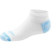 Hanes Girls’ Socks, Cool Comfort Moisture-wicking Socks, Ankle & No Show, Ez Sort, Multi Pack(White/Blue – No Show  12 Pack)