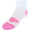 Hanes Girls’ Socks, Cool Comfort Moisture-wicking Socks, Ankle & No Show, Ez Sort, Multi Pack(White/Green/Purple – Ankle  12 Pack)