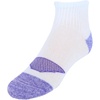 Hanes Girls’ Socks, Cool Comfort Moisture-wicking Socks, Ankle & No Show, Ez Sort, Multi Pack(White/Green/Purple – Ankle  12 Pack)