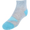 Hanes Girls’ Socks, Cool Comfort Moisture-wicking Socks, Ankle & No Show, Ez Sort, Multi Pack(White/Green/Purple – Ankle  12 Pack)