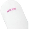 Hanes Girls’ White Crew, Ankle & No Show Socks Pack, Cushioned Socks, Uniform Socks for Girls, 12-pairs(White)