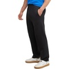 Hanes Men’s EcoSmart Sweatpants, Athletic Lounge Pants with Pockets, Open Hem Bottom, Fleece Pants(Black)