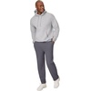 Hanes Men’s EcoSmart Sweatpants, Athletic Lounge Pants with Pockets, Open Hem Bottom, Fleece Pants(Charcoal Heather)