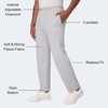 Hanes Men’s EcoSmart Sweatpants, Athletic Lounge Pants with Pockets, Open Hem Bottom, Fleece Pants(Light Steel)